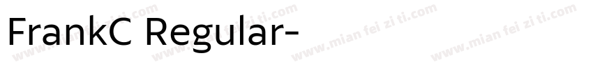 FrankC Regular字体转换